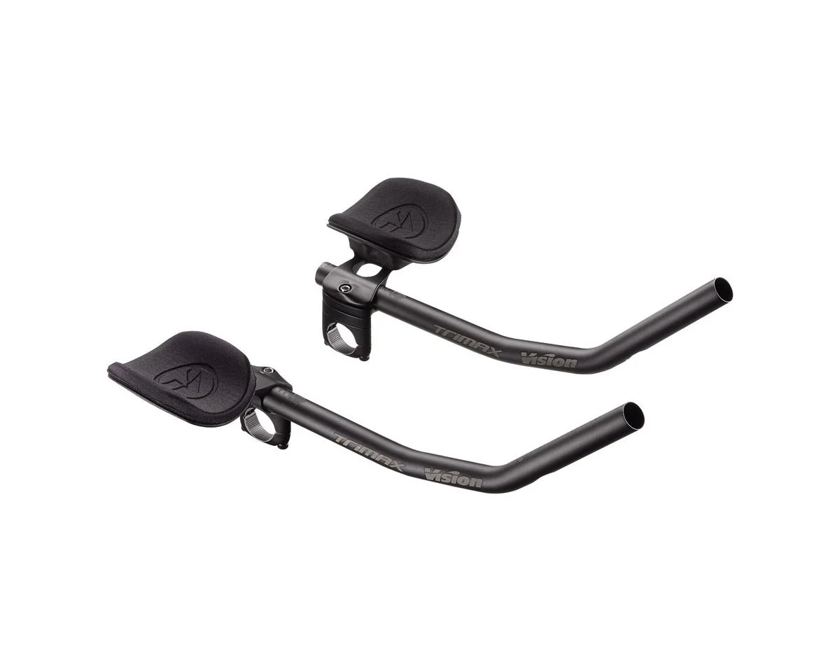 Vision TriMax Alloy Clip-On Bars (210–360mm) (J-Bend) (Alloy)